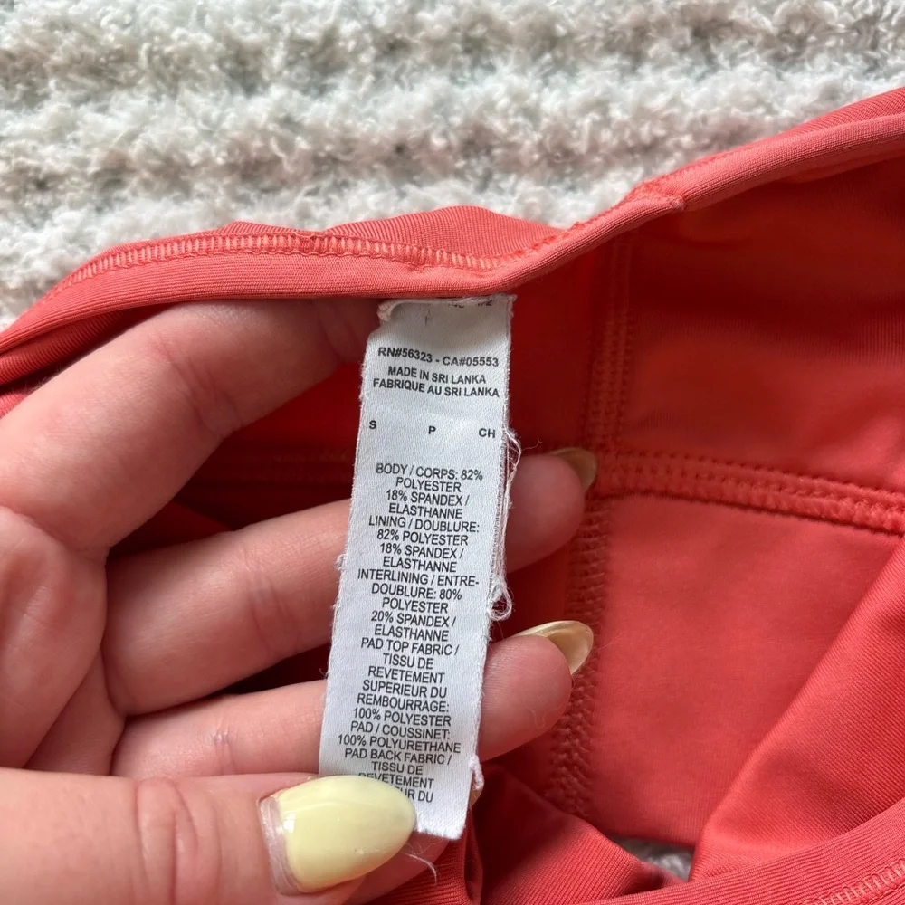 Nike Red Racerback Sports Bra with Wide Straps - Picture 5 of 6